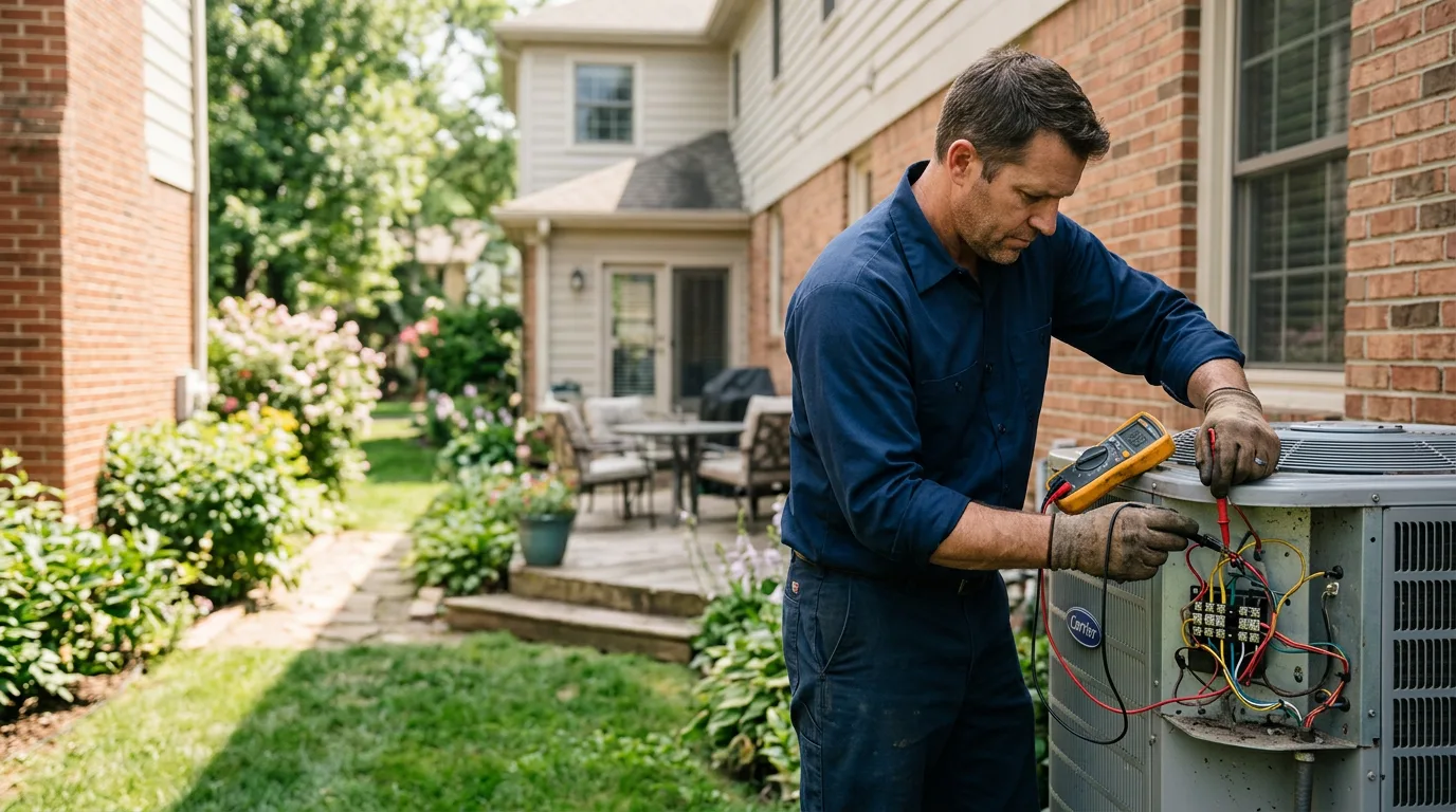 HVAC technician working near Woolwich, ME